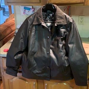 Men’s Armani faux leather jacket. Fully lined
